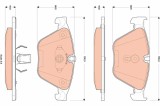 TRW GDB1854 set placute frana,frana disc