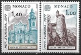 B1117 - Monaco 1977 - Europa-cept 2v. neuzat,perfecta stare, Nestampilat