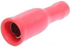 Terminal 4,2mm, izolat, rosu - 125928