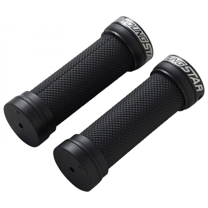 Mansoane Reverse Youngstar Lock-on 28x98mm negru/negru Ultimate FactoryBikes