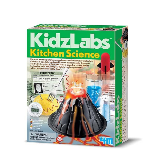 Kit experimente in bucatarie, Kitchen Science, KidzLabs, 4M