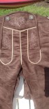 Pantaloni /Piele originali luc .manual .2/, Maro, XL, Gant