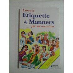 CORECT ETIQUETTE &amp; MANNERS FOR ALL OCCASIONS - SEEMA GUPTA