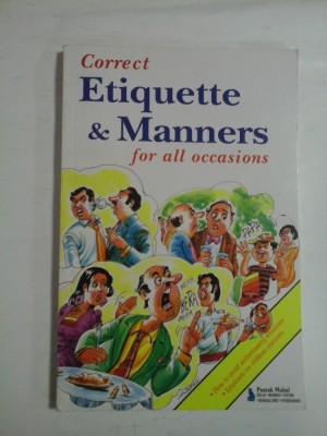 CORECT ETIQUETTE &amp;amp; MANNERS FOR ALL OCCASIONS - SEEMA GUPTA foto