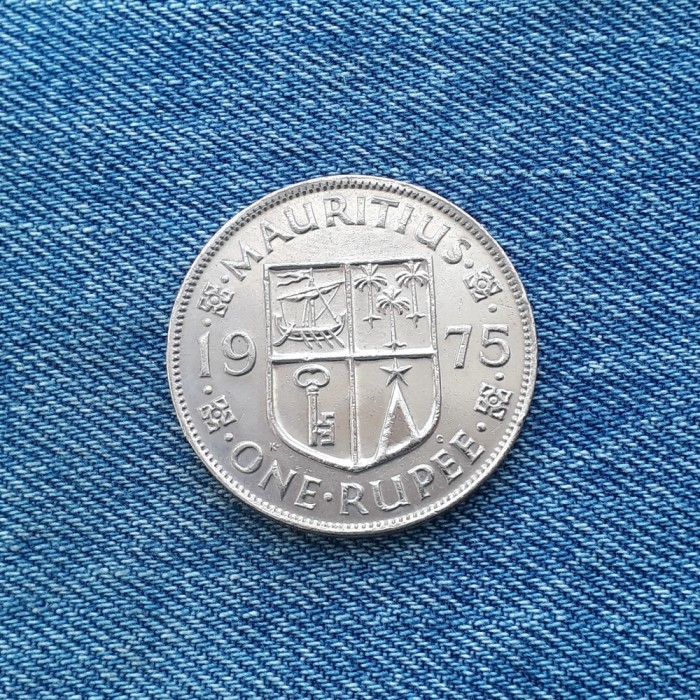 3b - 1 Rupee 1975 Mauritius