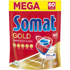 Detergent Pentru Masina De Spalat Vase, Somat, Gold, 60 tablete