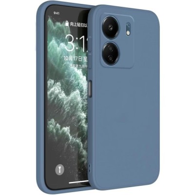 Husa Soft Touch, slim, ALC Mobile, anti soc, compatibila cu Xiaomi Redmi 13C, Albastru Tpu foto