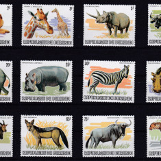 DB1 Fauna Africana Burundi Mi 2014 800 Euro 1583 - 1594 lipseste 1595 MNH