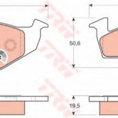 Set placute frana,frana disc SEAT IBIZA III (6K1) (1999 - 2002) TRW GDB1218