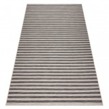 Covor Cu două fețe sisal 29204095 Benzi bej si negru, 160x230 cm, Dreptunghi