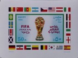 BC82, Egipt 1990, set colita+srie sport, fotbal, CM Italia (2 poze)
