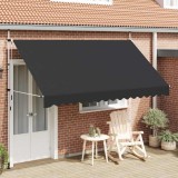 Cumpara ieftin Copertină retractabilă manual, antracit, 350 cm