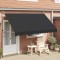 Copertină retractabilă manual, antracit, 350 cm