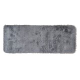 Covoras Decorativ Shaggy din Imitatie de Blana, Gri, 160x60cm, Antiderapant, CMCLASS