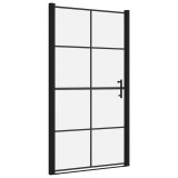 Cumpara ieftin Usa de dus, negru, 100 x 178 cm, sticla securizata