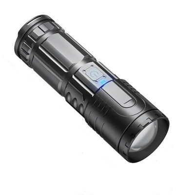 Lanterna LED X3, COB, 30W, reincarcabila, USB, zoom, powerbank foto