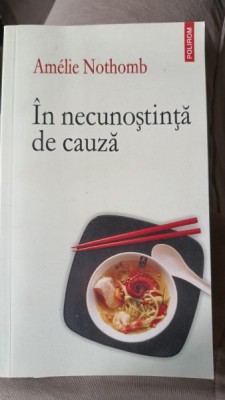 In Necunostinta de Cauza - Amelie Nothomb foto