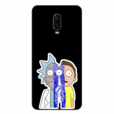 Husa compatibila cu OnePlus 6T Silicon Gel Tpu Model Rick And Morty Connected