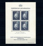 Liechtenstein 1938 - Expo Vaduz, compozitorul Josef Rheinberger, colita neuzata