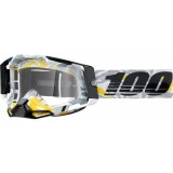 MBS Ochelari motocross/enduro RACECRAFT 2 gri/alb/galben 100%, Cod Produs: 26013258PE
