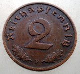 2.865 GERMANIA 2 REICHSPFENNIG 1938 F, Europa, Bronz