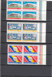 ROMANIA 1977 LP 947 - 30 ANI PROCLAMAREA REPUBLICII BLOCURI DE 4 MNH, Nestampilat