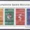 Germany Bundes 1972 Olympic Games Munchen perf. sheet Mi.B8 MNH DA.209