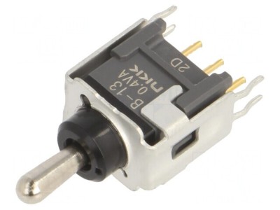 Comutator Basculant 3 Pini ON-OFF-ON 0,1A/28VAC foto