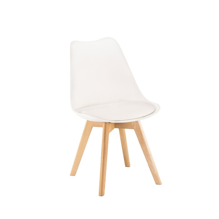 Scaun de masă Silla alb