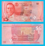 Belize (p#NOU) 5 Dollars 2025 UNC &#039;George Price&#039; serie: FA1164xx; Puse &icirc;n circulație pe 4 August 2025