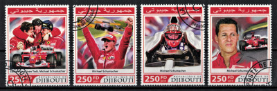DJIBOUTI 2019 - Formula 1, mari piloti, Michael Schumacher /serie completa foto