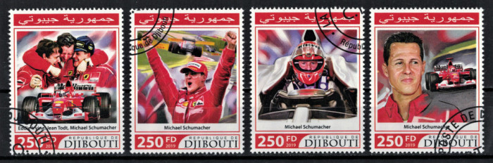 DJIBOUTI 2019 - Formula 1, mari piloti, Michael Schumacher /serie completa