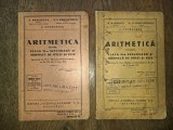 Cumpara ieftin ARITMETICA, PENTRU CLASELE II SI III SECUNDARE *** LOT DOUA MANUALE INTERBELICE1935