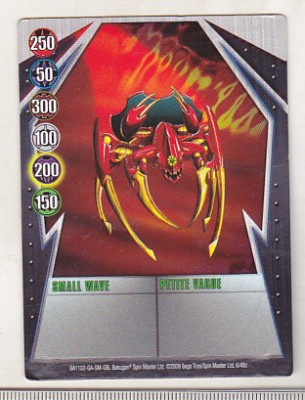 bnk crc Cartonas Bakugan Small Wave 2009 foto