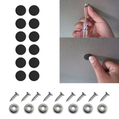 Set 12 clipsuri pentru reparatii tapiterie plafon auto, culoare Negru foto