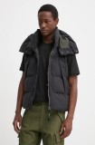 G-Star vestă bărbați, culoarea negru, de iarna, D25346-D518