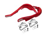 Set protectii maini enduro cu insertie de aluminiu, rosu, Revo