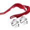 Set protectii maini enduro cu insertie de aluminiu, rosu