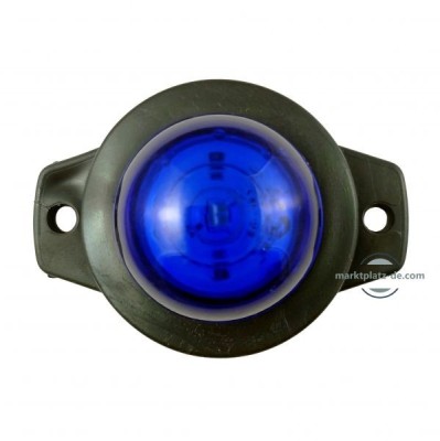 LED Indicator luminos lateral remorca Camion albastru 12 / 24v foto