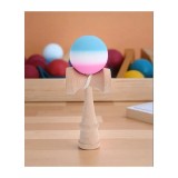 Cumpara ieftin Jucărie interactivă Kendama profesională din lemn, 18 cm, minge cu suprafață antiderapantă, model gradient - KEND301