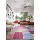 Covor Premium Belgian Model Alaska P0308-999, Marime 120 x 170 cm, Roz, Antialergic, Poliester Reciclat, Living, Dormitor, Sufragerie, Birou