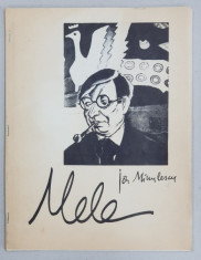 Revista ?Mele?, numarul 60, pe coperta portretul lui Ion Minulescu de Victor Brauner, 1982 foto