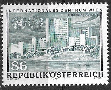 B0854 - Austria 1979 - ONU Viena.neuzat,perfecta stare foto
