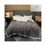 Cumpara ieftin Patura Cocolino cu Blanita pentru Pat Dublu, Gri - SIPRZ06