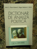 Dictionar De Analiza Politica - J.c. Plano R.e. Riggs H.s. Robin