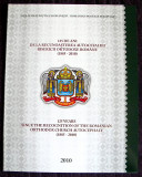 2010 Romania - Ziua Marcii / BOR, mapa filatelica LP 1870 b, FDC folio aur
