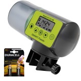 Hranitor SMART pentru acvariu, ZEQAS, capacitate rezervor 200 ml, universal, utilizare manuala si automata, doua metode de fixare, silentios, display