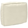 VidaXL Pernă pentru spătar din paleți cu pernă Crem 50 x 40 x 12 cm 42001460
