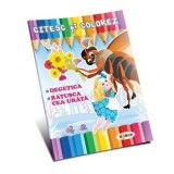 Cumpara ieftin Citesc si colorez - Degetica