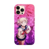 Husa compatibila cu Apple iPhone 12 Mini model Himiko Toga My hero academia, Silicon, TPU, Viceversa, Transparent, Carcasa